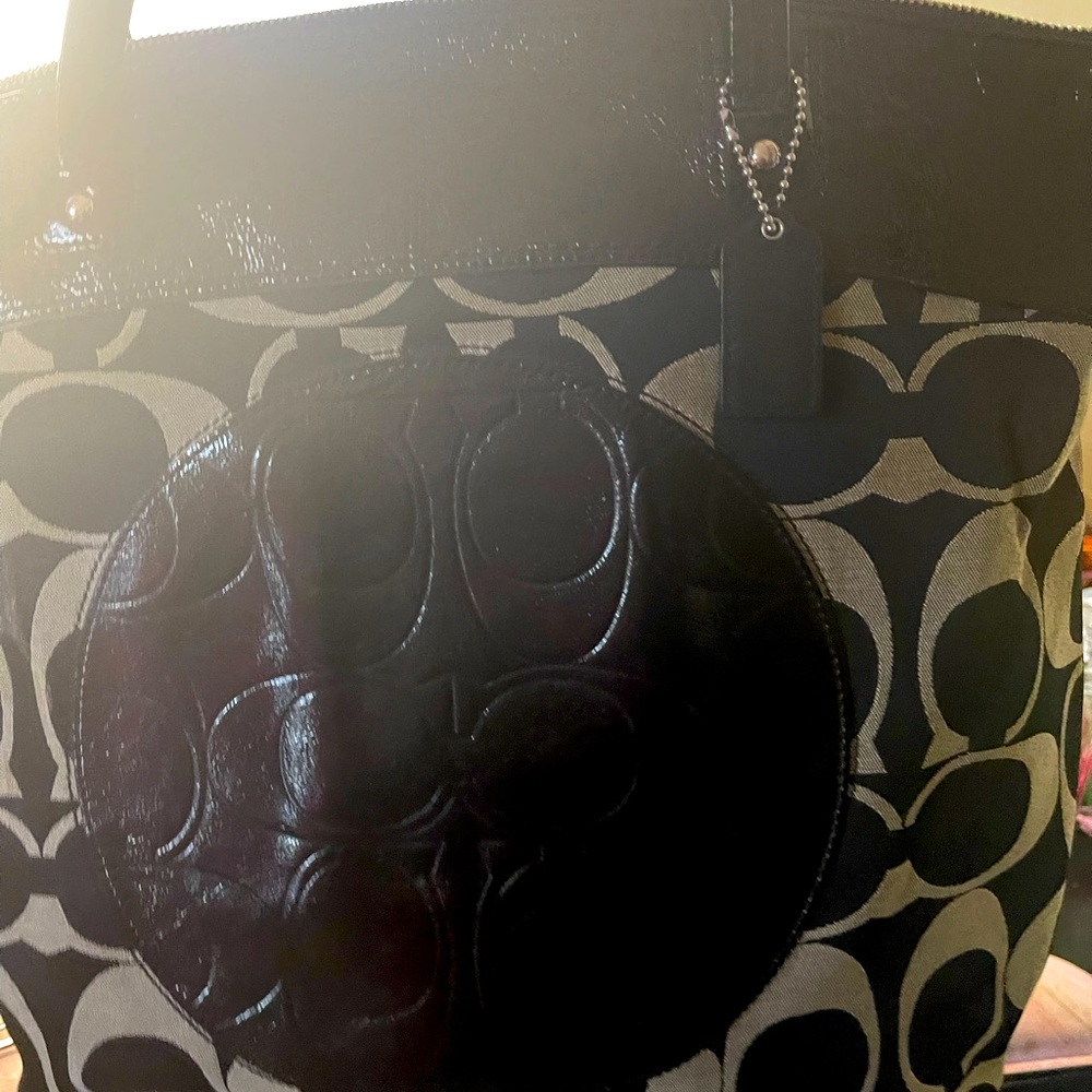 Black coach bag